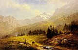 Benjamin Williams Leader The Wengen Alps Morning In Switzerland painting